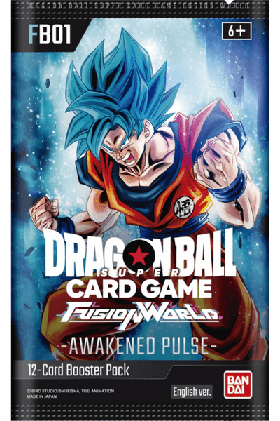 Dragon Ball: Fusion World TCG: Awakened Pulse - FB01 Booster Pack - TCG Shoppen Bandai FB01 - Awakened Pulse