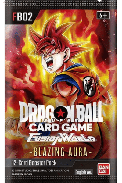 Dragon Ball: Fusion World TCG: Blazing Aura - FB02 Booster Pack - TCG Shoppen Bandai FB02 - Blazing Aura