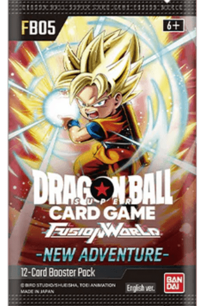 Dragon Ball: Fusion World TCG: New Adventure - FB05 Booster Pack - TCG Shoppen Bandai FB05 - New Adventure
