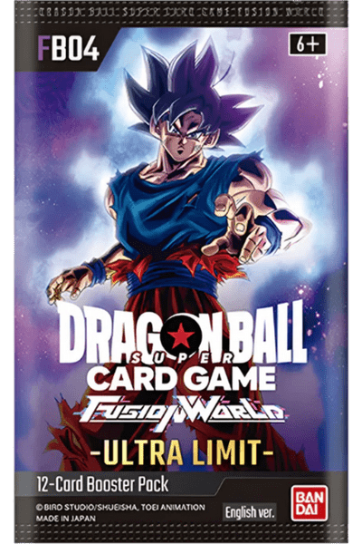 Dragon Ball: Fusion World TCG: Ultra Limit - FB04 Booster Pack - TCG Shoppen Bandai FB04 - Ultra Limit