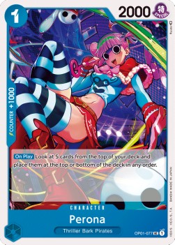 Perona (OP01-077) (V.1) - Romance Dawn (Uncommon) [OP01-077]