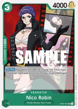 Nico Robin (OP02-037) - Paramount War (Uncommon) [OP02-037]