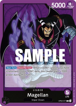 Magellan (OP02-071) (V.1) - Paramount War (Leader) [OP02-071]