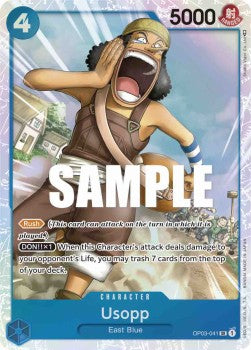 Usopp (OP03-041) (V.1) - Pillars of Strength (Super Rare) [OP03-041]