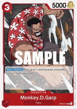 Monkey.D.Garp (OP03-014) - Pillars of Strength (Uncommon) [OP03-014]