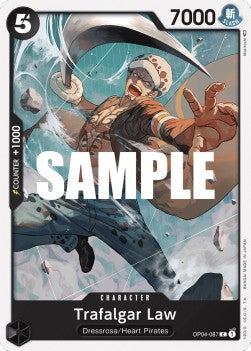 Trafalgar Law (OP04-087) - Kingdoms of Intrigue (Common) [OP04-087]