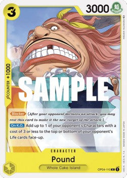 Pound (OP04-110) - Kingdoms of Intrigue (Common) [OP04-110]