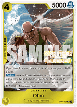 Ohm (OP05-101) - Judge Promos (Rare) [JDG-OP05-101]