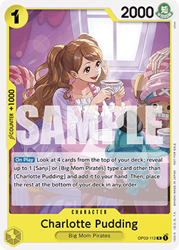 Charlotte Pudding (OP03-112) (V.1) - Unnumbered Promos (Rare) [UP-OP03-112]