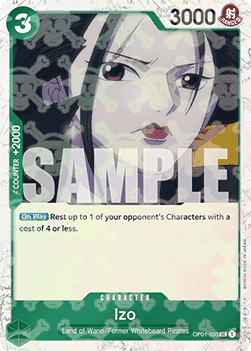 Izo (OP01-033) (V.2) - The Best (Uncommon) [PRB01-OP01-033]