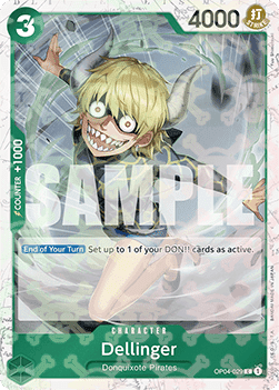 Dellinger (OP04-029) (V.2) - The Best (Common) [PRB01-OP04-029]