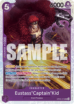 Eustass"Captain"Kid (OP05-074) (V.1) - The Best (Super Rare) [PRB01-OP05-074]