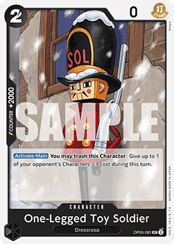 One-Legged Toy Soldier (OP05-081) (V.1) - The Best (Uncommon) [PRB01-OP05-081]