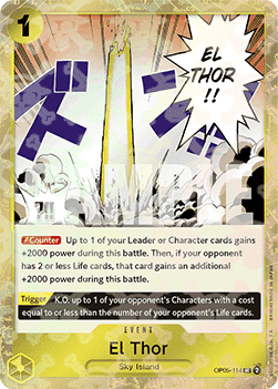 El Thor (OP05-114) (V.2) - The Best (Uncommon) [PRB01-OP05-114]