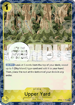 Upper Yard (OP05-117) (V.2) - The Best (Uncommon) [PRB01-OP05-117]