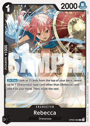 Rebecca (OP04-092) (V.1) - Unnumbered Promos (Rare) [UP-OP04-092]