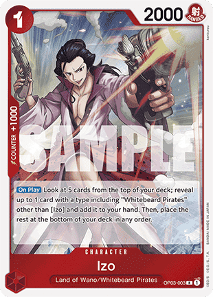 Izo (OP03-003) (V.1) - The Best (Rare) [PRB01-OP03-003]