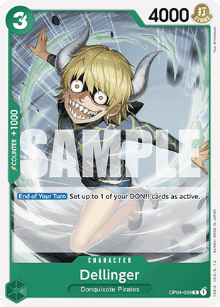 Dellinger (OP04-029) (V.1) - The Best (Common) [PRB01-OP04-029]