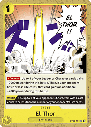 El Thor (OP05-114) (V.1) - The Best (Uncommon) [PRB01-OP05-114]