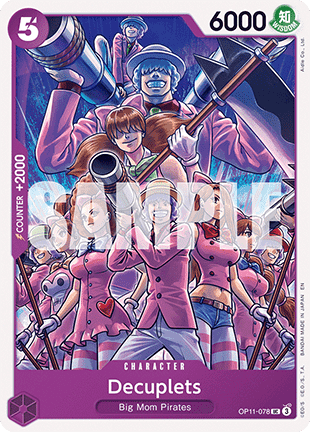 Decuplets (OP11-078) - A Fist of Divine Speed (Uncommon) [OP11-078]