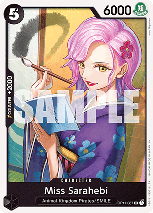 Miss Sarahebi (OP11-087) - A Fist of Divine Speed (Uncommon) [OP11-087]