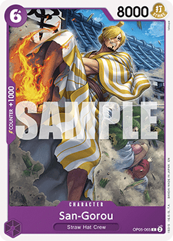 San-Gorou (OP05-065) - Starter Deck: Purple Black Monkey.D.Luffy (Common) [ST-26-OP05-065]