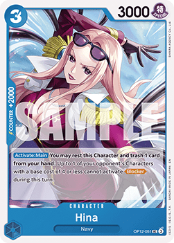 Hina (OP12-051) - Legacy of the Master (Uncommon) [OP12-051]