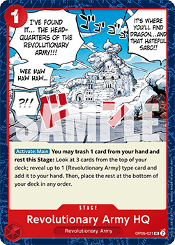 Revolutionary Army HQ (OP05-021) (V.1) - The Best Vol.2 (Uncommon) [PRB02-OP05-021]