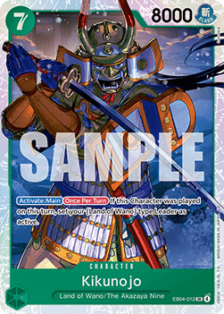 Kikunojo (EB04-012) (V.1) - The Azure Sea's Seven (Super Rare) [OP14-EB04-012]