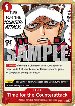 Time for the Counterattack (OP14-018) - The Azure Sea's Seven (Rare) [OP14-018]