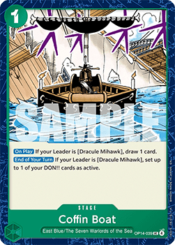 Coffin Boat (OP14-039) - The Azure Sea's Seven (Uncommon) [OP14-039]