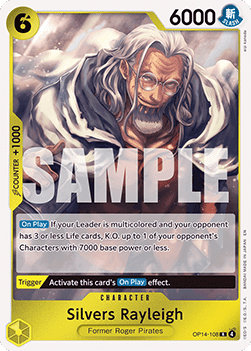 Silvers Rayleigh (OP14-108) - The Azure Sea's Seven (Rare) [OP14-108]