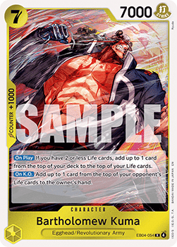 Bartholomew Kuma (EB04-054) - Adventure on Kami’s Island (Rare) [OP15-EB04-054]