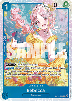 Rebecca (OP15-053) (V.1) - Adventure on Kami’s Island (Super Rare) [OP15-053]