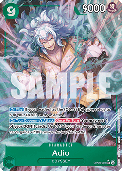 Adio (OP09-023) (V.2) - Emperors in the New World (Alternate Art) [OP09-023] - TCG Shoppen TCG Shoppen One Piece Single