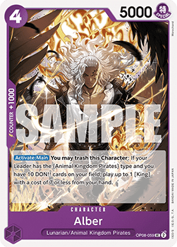 Alber (OP08-059) - Two Legends (Uncommon) [OP08-059] - TCG Shoppen TCG Shoppen One Piece Single