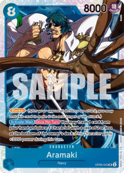 Aramaki (OP06-043) (V.1) - Wings of the Captain (Super Rare) [OP06-043] - TCG Shoppen TCG Shoppen One Piece Single