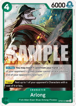Arlong (OP06-023) - Wings of the Captain (Rare) [OP06-023] - TCG Shoppen TCG Shoppen One Piece Single