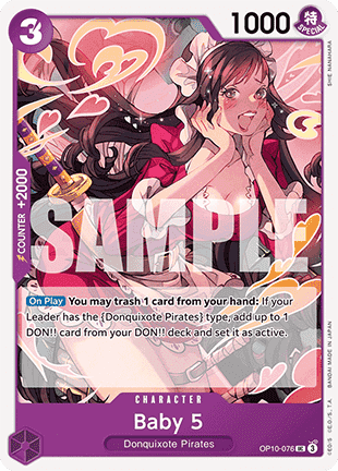 Baby 5 (OP10-076) - Royal Blood (Uncommon) [OP10-076] - TCG Shoppen TCG Shoppen One Piece Single