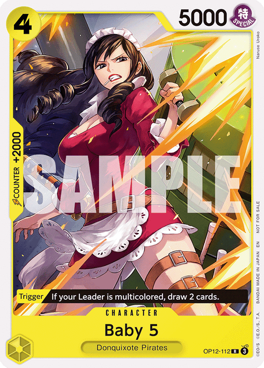 Baby 5 (OP12-112) (V.1) - Unnumbered Promos (Rare) [UP-OP12-112] - TCG Shoppen TCG Shoppen One Piece Single