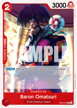 Baron Omatsuri (OP06-004) - Wings of the Captain (Common) [OP06-004] - TCG Shoppen TCG Shoppen One Piece Single