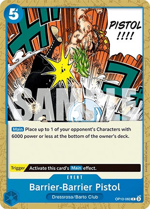 Barrier-Barrier Pistol (OP10-060) - Royal Blood (Common) [OP10-060] - TCG Shoppen TCG Shoppen One Piece Single
