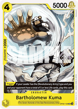 Bartholomew Kuma (OP09-108) - Emperors in the New World (Uncommon) [OP09-108] - TCG Shoppen TCG Shoppen One Piece Single