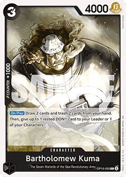 Bartholomew Kuma (OP16-093) - The Time of Battle (Common) [OP16-093] - TCG Shoppen TCG Shoppen One Piece Single