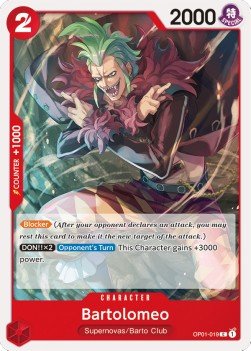 Bartolomeo (OP01 - 019) - Romance Dawn (Common) [OP01 - 019] - TCG Shoppen TCG Shoppen One Piece Single