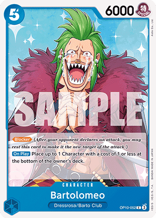 Bartolomeo (OP10-052) - Royal Blood (Common) [OP10-052] - TCG Shoppen TCG Shoppen One Piece Single