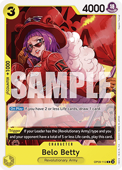 Belo Betty (OP09-112) - Emperors in the New World (Common) [OP09-112] - TCG Shoppen TCG Shoppen One Piece Single