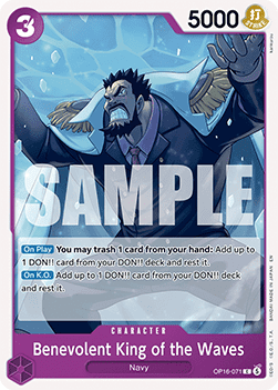 Benevolent King of the Waves (OP16-071) - The Time of Battle (Common) [OP16-071] - TCG Shoppen TCG Shoppen One Piece Single