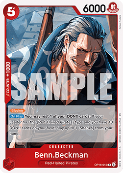 Benn.Beckman (OP16-012) - The Time of Battle (Rare) [OP16-012] - TCG Shoppen TCG Shoppen One Piece Single