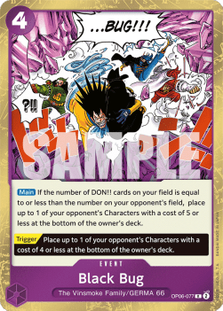 Black Bug (OP06-077) - Wings of the Captain (Rare) [OP06-077] - TCG Shoppen TCG Shoppen One Piece Single
